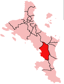 Harta provinciei Anse Boileau în cadrul Seychelles