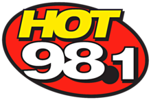 WHZT (FM) Hot 98.1 logo.png