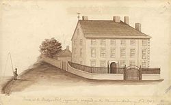 Image of Warrington Academy in 1757