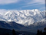 Els cims nevats dels Andes, Santiago de Xile