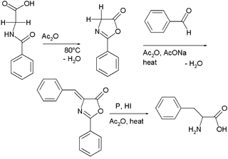 <span class="mw-page-title-main">Erlenmeyer–Plöchl azlactone and amino-acid synthesis</span>