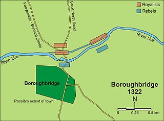 <span class="mw-page-title-main">Battle of Boroughbridge</span> 1322 battle in England won by Edward II