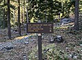 Charleston Peak South Loop Trail Sign