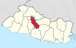 Dipartimento di Cuscatlán – Localizzazione