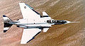 YF-4E with canards in flight