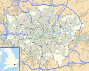 フットボールリーグ2006-2007の位置（グレーター・ロンドン内）