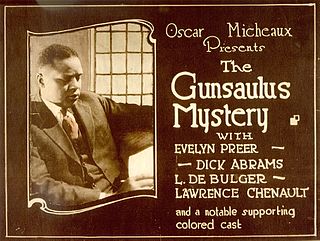 <i>The Gunsaulus Mystery</i> 1921 film by Oscar Micheaux