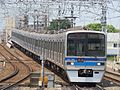 Hokuso Railway 7300 series set 7808, formerly Keisei 3700 series set 3808, in August 2016