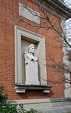 Bust of Dante.