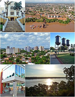 Een collage van Porto Velho