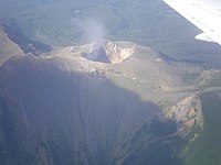 2007年拍攝的新岳火山口