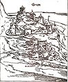 Drawing of Bosanska Krupa during the Middle Ages