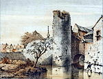 Toren en waterpoortje, 1872