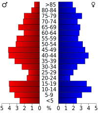 Pyramide des âges.