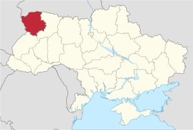 Localisation de Oblast de Volhynie