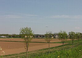 Landschap met zicht op Vuren