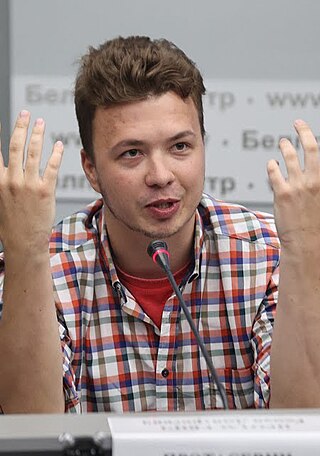 <span class="mw-page-title-main">Roman Protasevich</span> Belarusian blogger (born 1995)