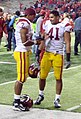 Thomas Williams (#41) and Taylor Mays (#2)