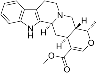 <span class="mw-page-title-main">Ajmalicine</span> Chemical compound