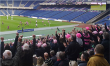 Andy Wilson scoring Ayr's fifth and final try in 2010 Andy Wilson Try.png