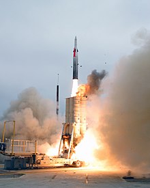 Arrow 2 launch on July 29, 2004, in Naval Air Station Point Mugu Missile Test Center, during AST USFT#1