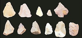 Stone tools discovered at the prehistoric site of Attirampakkam in South India are among the earliest examples of Levallois technique outside of Africa. Attirampakkam stone tools.jpg