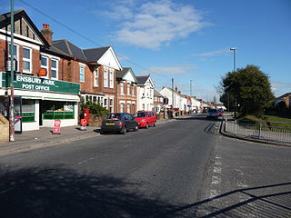 <span class="mw-page-title-main">Ensbury Park</span> Human settlement in England