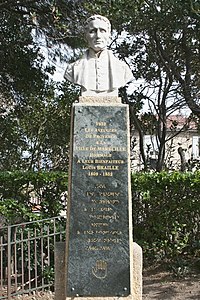 Raoul Emily, Monument à Louis Braille, Marseille, jardin de la colline Puget.