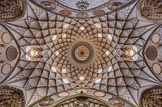 Borujerdi House, a historic house located in Kashan, Iran.