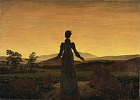 Caspar David Friedrich: Frau vor untergehender Sonne