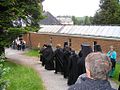 Procession to the refectory on Pentecost