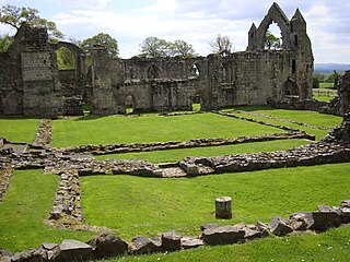 <span class="mw-page-title-main">Haughmond Abbey</span> Ruined monastery in Shropshire, England