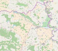 Branjin Vrh is located in Osijek-Baranja County