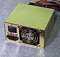 Front of a gold-colored PSU