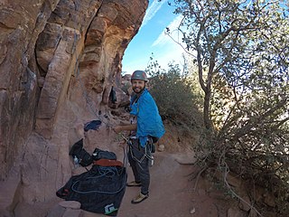 <span class="mw-page-title-main">Belaying</span> Rock climbing safety technique using ropes