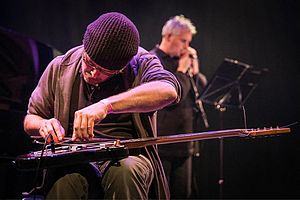 Kleefstra performing live with The Alvaret Ensemble at the State X New Forms Festival in the city of The Hague, Dec. 10, 2016