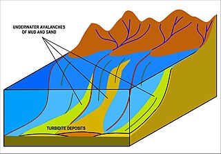 <span class="mw-page-title-main">Turbidite</span> Geologic deposit of a turbidity current