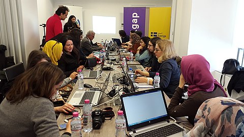 Wikipedia Gender gap meeting in Tunisia, International Women's Day in 2018