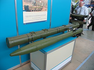 <span class="mw-page-title-main">9M123 Khrizantema</span> Anti-tank guided missile