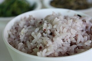 <span class="mw-page-title-main">Bap (rice dish)</span> Korean name for cooked rice