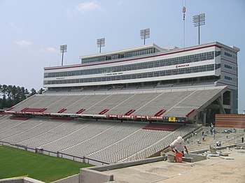 C. Richard Vaughn Towers, luxury boxes at North Carolina State's Carter-Finley Stadium Carter-Finley Stadium.jpg