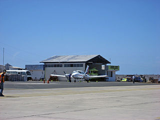 <span class="mw-page-title-main">San Cristóbal Airport</span> Airport in San Cristóbal, Ecuador