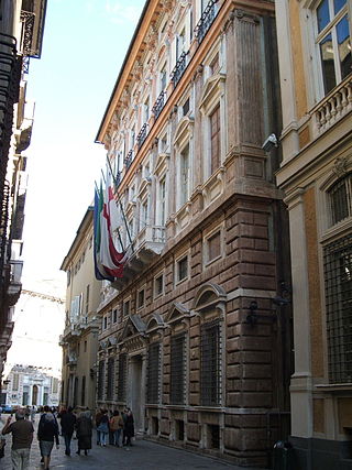 <span class="mw-page-title-main">Palazzo Carrega-Cataldi</span> Palace in Genoa, Italy