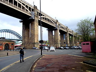 <span class="mw-page-title-main">High Level Bridge, River Tyne</span> Road-rail bridge in Tyneside, England