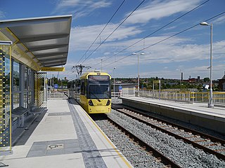 <span class="mw-page-title-main">Hollinwood tram stop</span> Manchester Metrolink tram stop