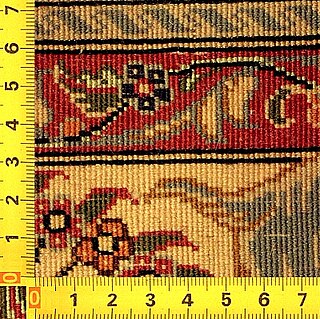 <span class="mw-page-title-main">Knot density</span> Traditional measure for quality of handmade or knotted pile carpets