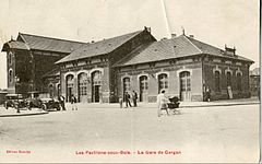 La seconde gare (celle de 1915).