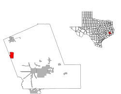 Location of Plum Grove, Texas