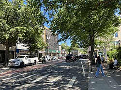 Main Street in Port Washington, looking east on September 1, 2022.