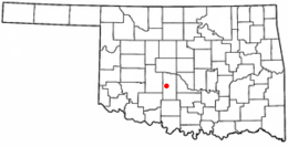 Chickasha – Mappa